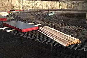 白山砼烟囱新建施工视频